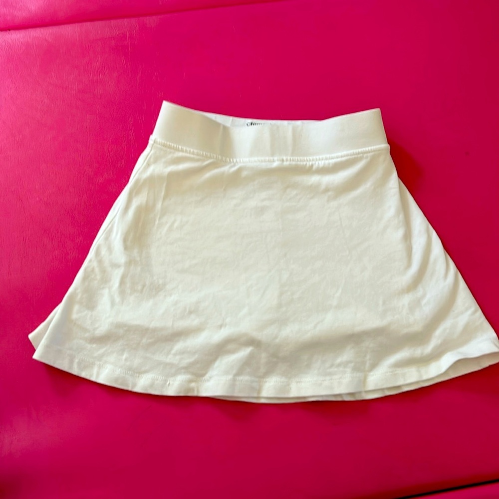 white tennis skirt youth CrewCuts sz 8